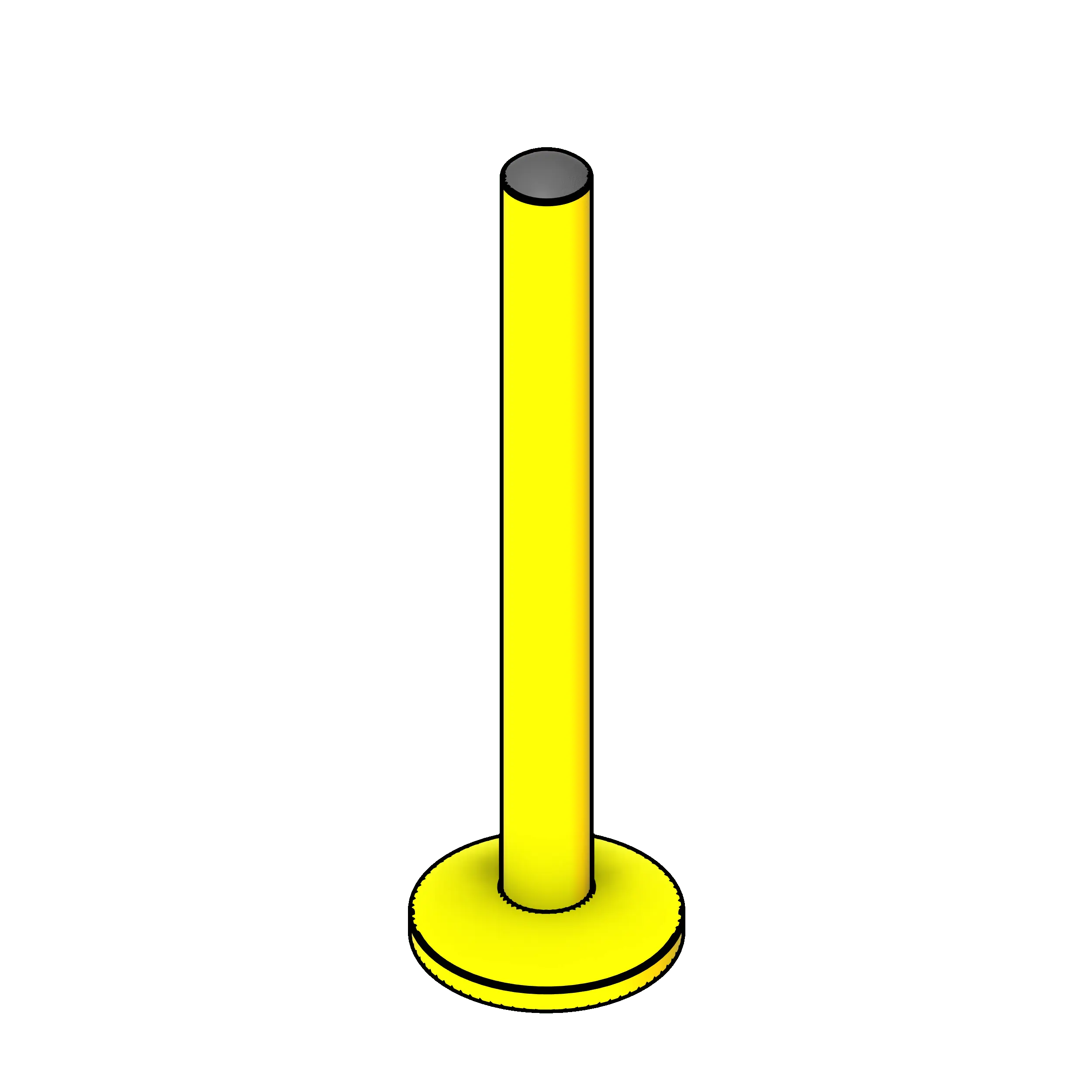 SSG Bollard Industrial Safety PCS Rounded Top And Bottom