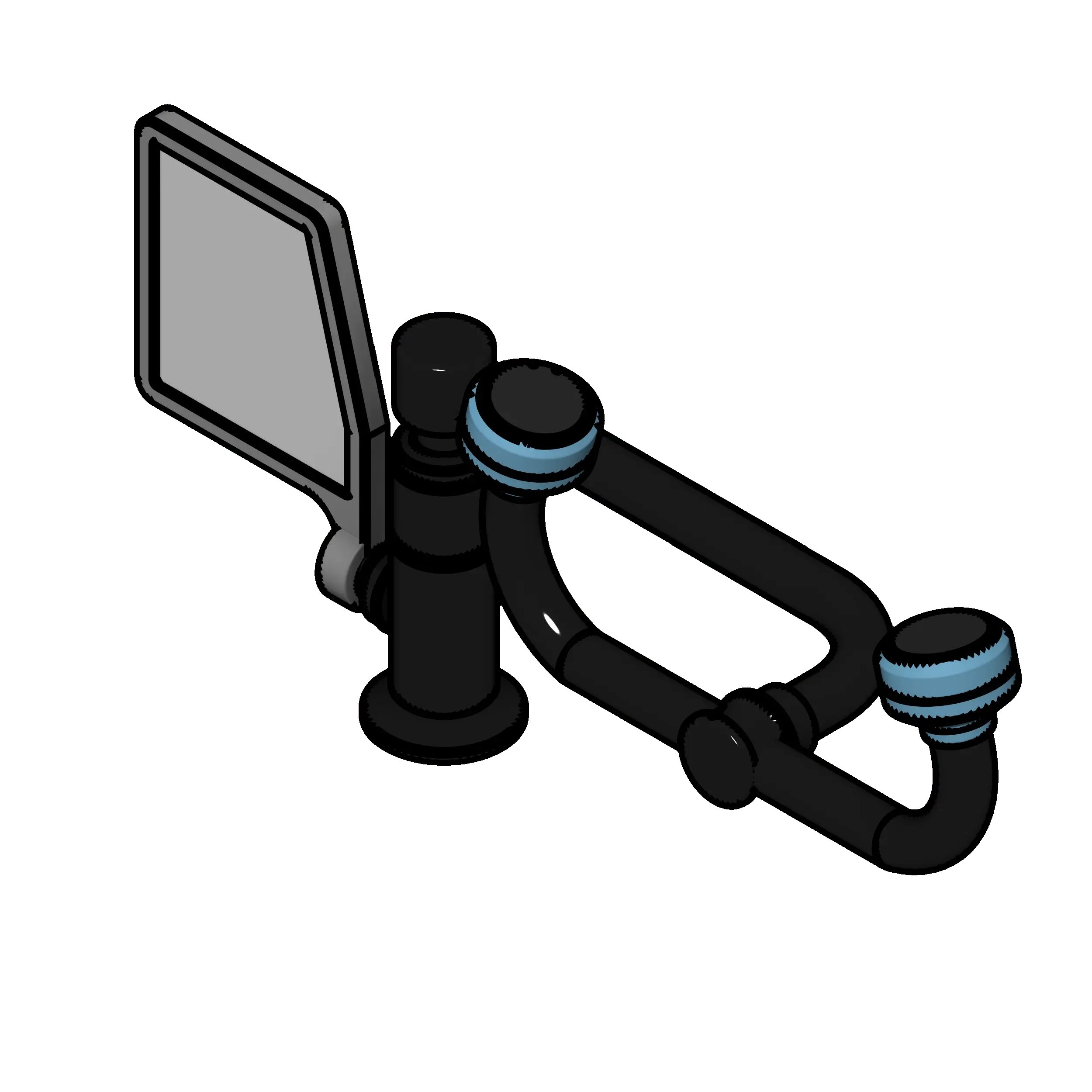 SSG Eyewash Deck Mounted Swivel CPB Left Hand