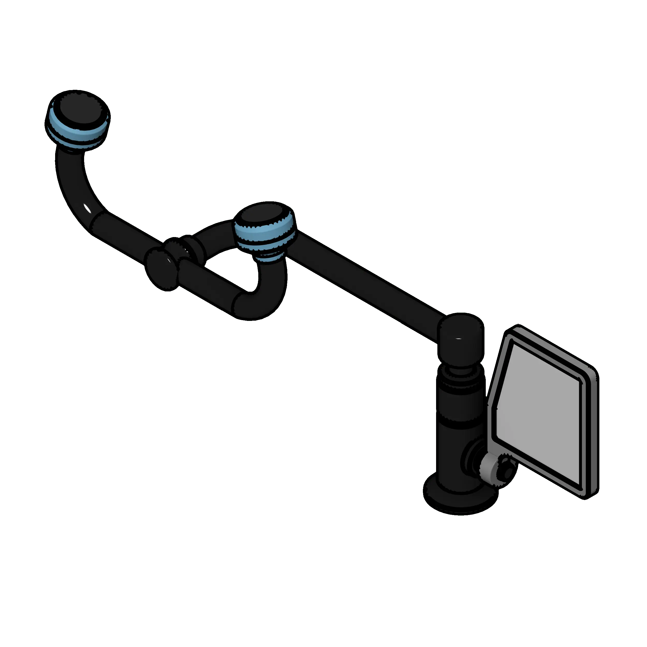 SSG Eyewash Deck Mounted Swivel CPB Right Hand