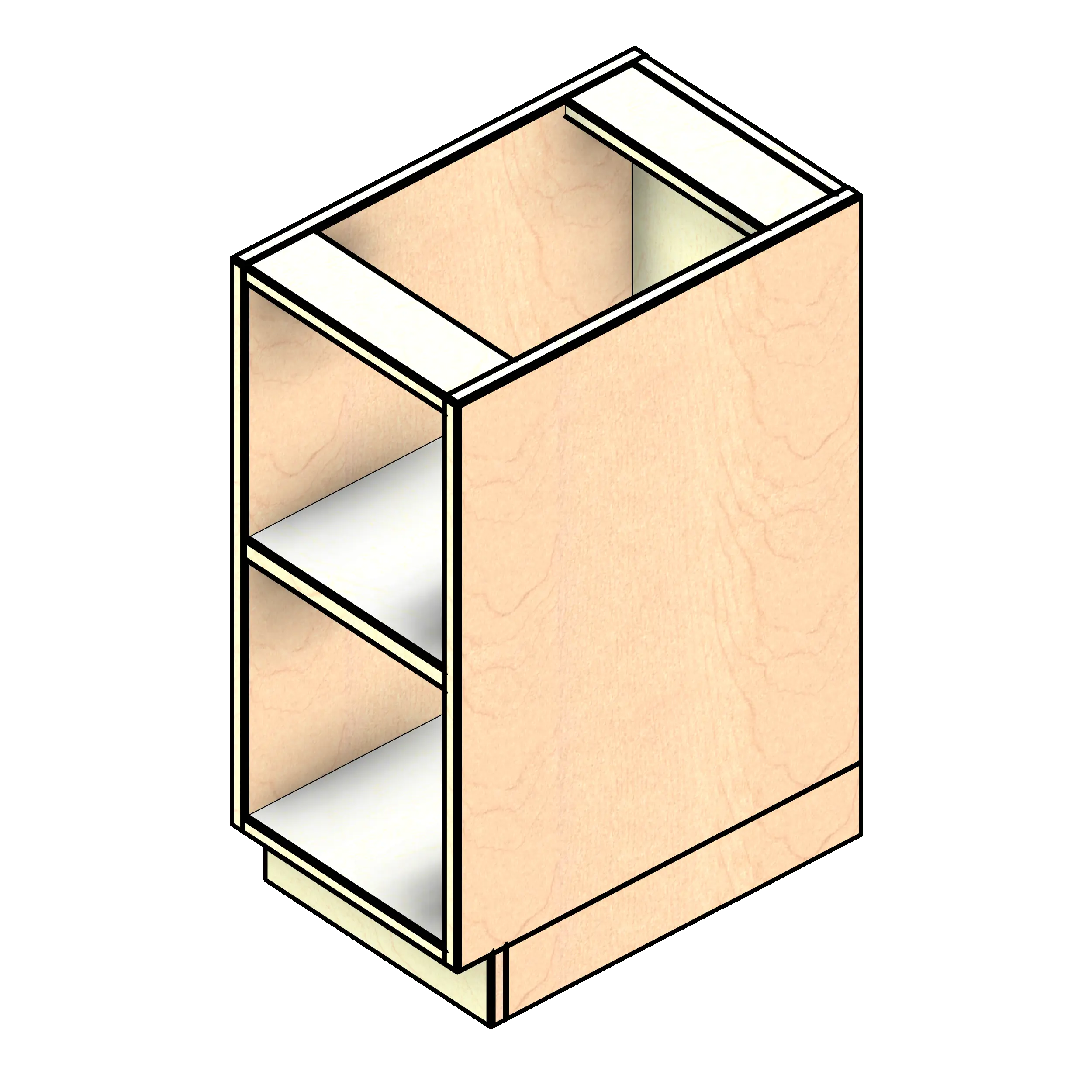 SSG Cabinet Base Open LAM
