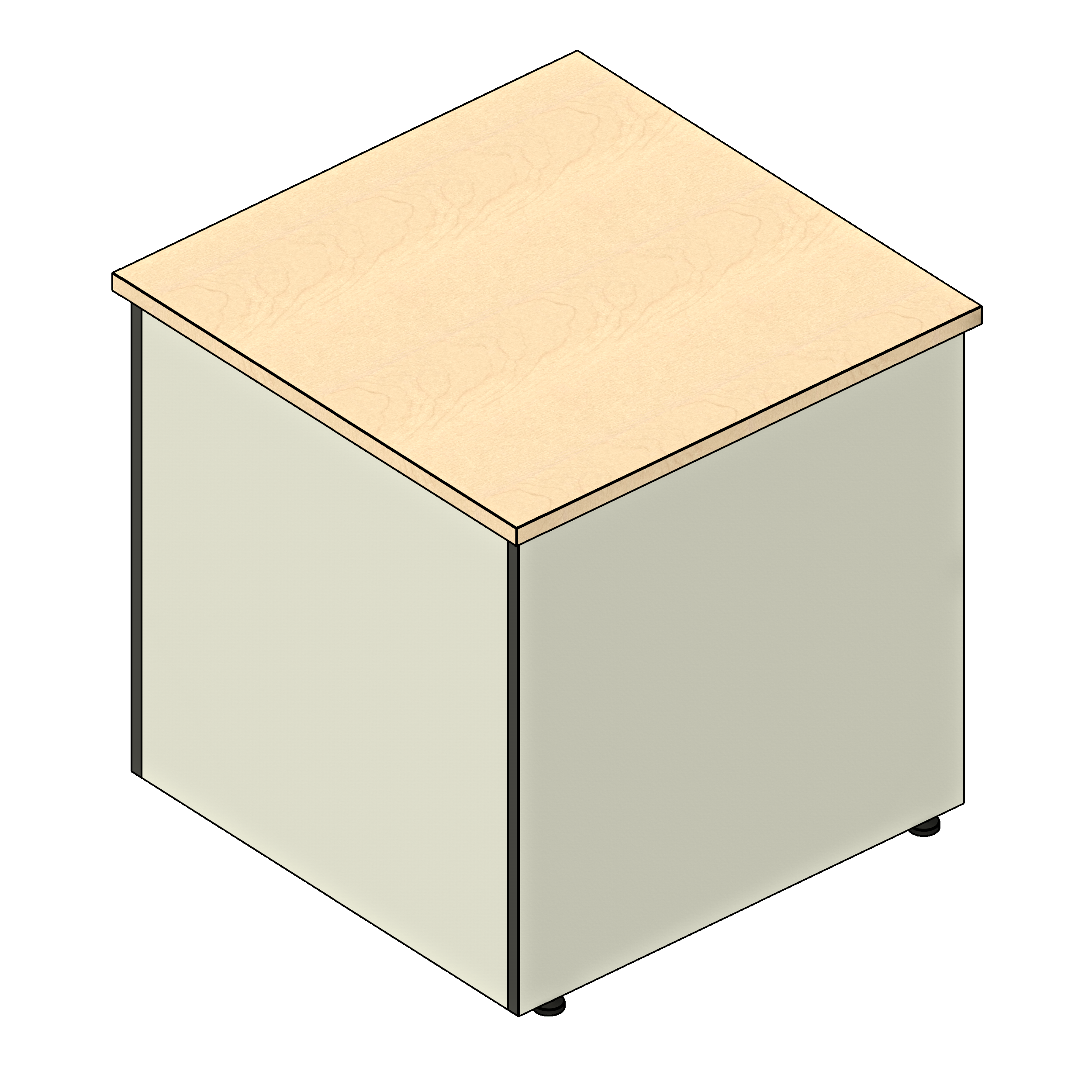 SSG Desk Circulation Corner LAM Square