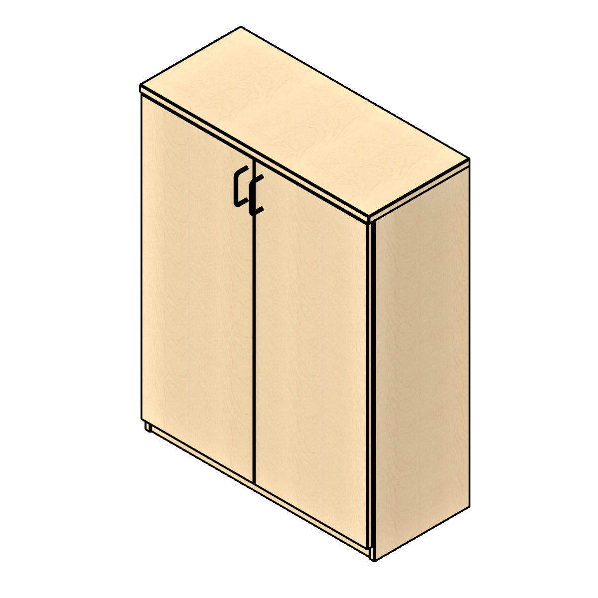 Stationary Folio Storage | Revit Family